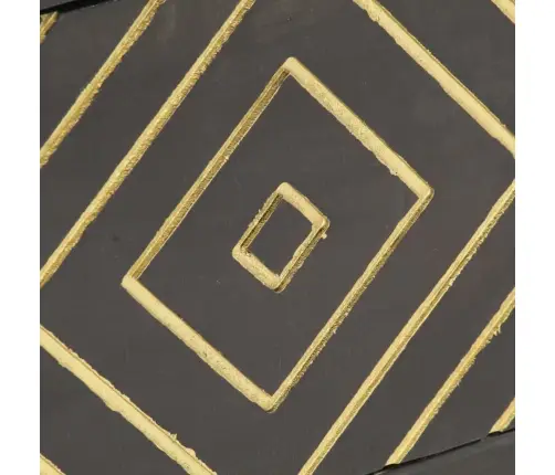 Tv Spintelė, Juoda Ir Auksinė, 120X30X40cm Mango Masyvas Tv Spintelė, Juoda Ir Auksinė, 120X30X40cm Mango Masyvas