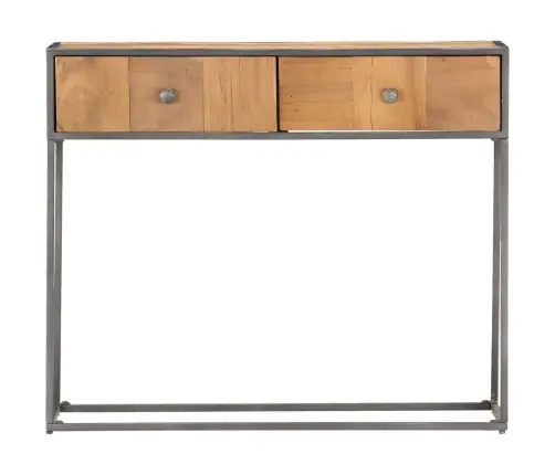 Konsoles Galdiņš, 90X30X75 Cm, Pārstrādāts Masīvkoks Vidaxl