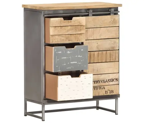 Kumode, 60X30X70 Cm, Mango Masīvkoks Vidaxl