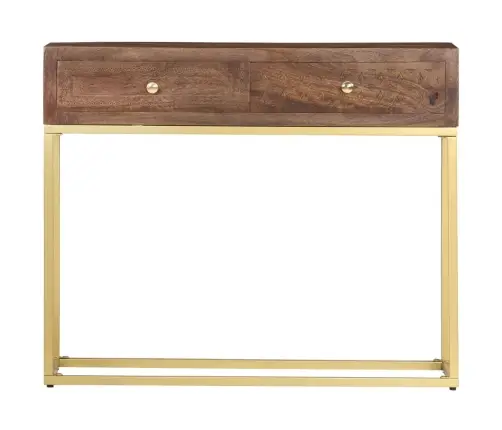 Konsoles Galdiņš, 90X30X75 Cm, Mango Masīvkoks Vidaxl