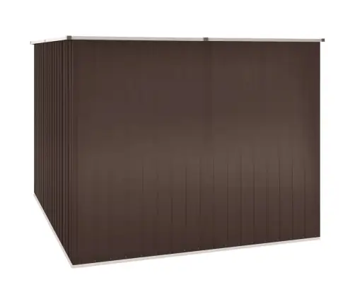 Dārza Šķūnis, Brūns, 195X198X159 Cm, Cinkots Tērauds Vidaxl