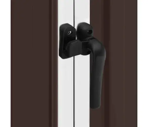 Dārza Šķūnis, Brūns, 195X198X159 Cm, Cinkots Tērauds Vidaxl