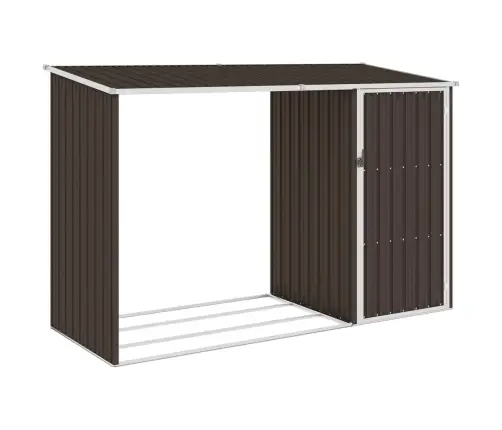 Sodo Malkinė-Pašiūrė, Rudos Spalvos, 245X98X159cm Plienas