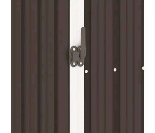 Sodo Malkinė-Pašiūrė, Rudos Spalvos, 245X98X159cm Plienas