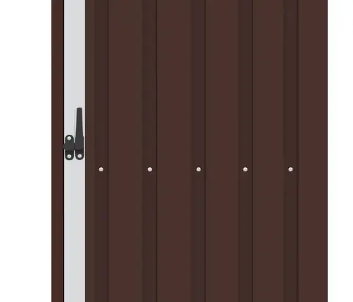 Sodo Malkinė-Pašiūrė, Rudos Spalvos, 245X98X159cm Plienas