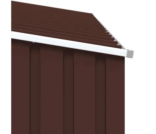 Sodo Malkinė-Pašiūrė, Rudos Spalvos, 245X98X159cm Plienas