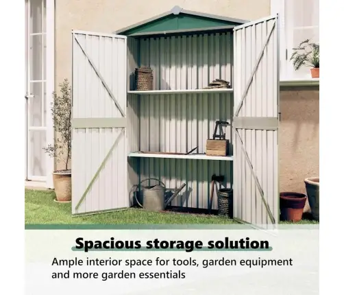 Sodo Pašiūrė, Žalia, 116X45X175cm Galvanizuotas Plienas