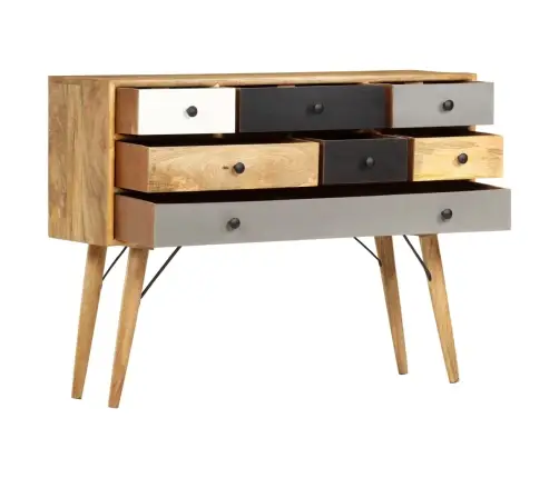 Šoninė Spintelė, 110X30X82cm Mango Medienos Masyvas Šoninė Spintelė, 110X30X82cm Mango Medienos Masyvas