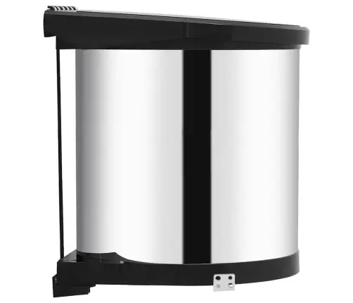 Iebūvējama Virtuves Miskaste, Nerūsējošs Tērauds, 12 L Vidaxl