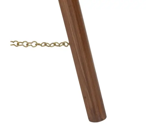 Trikojis Pastatomas Šviestuvas, 97cm Mango Medienos Masyvas