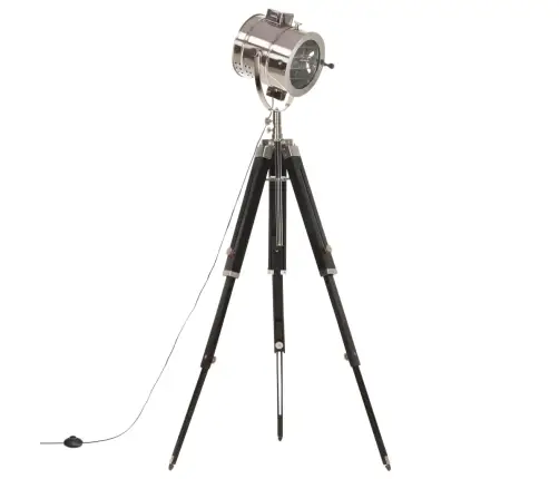 Grīdas Lampa Uz Statīva, Mango Masīvkoks, 165 Cm      Vidaxl