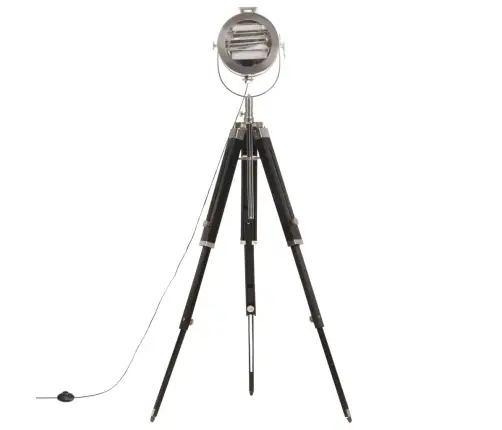 Grīdas Lampa Uz Statīva, Mango Masīvkoks, 165 Cm      Vidaxl