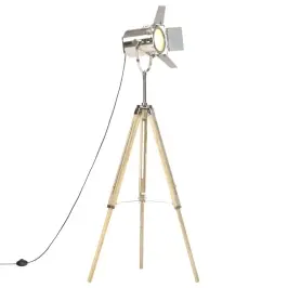 Kolme Jalaga Põrandalamp, Mangopuit, 140 Cm