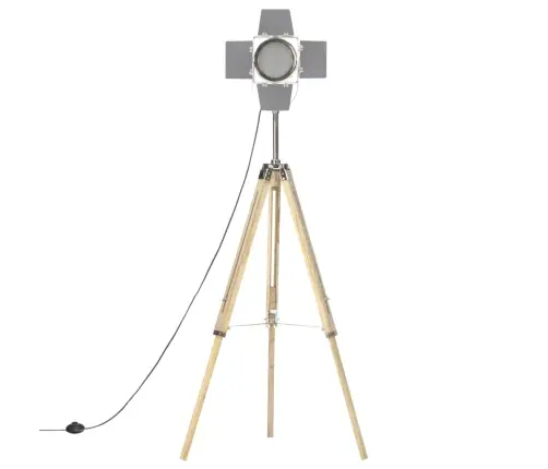 Kolme Jalaga Põrandalamp, Mangopuit, 140 Cm