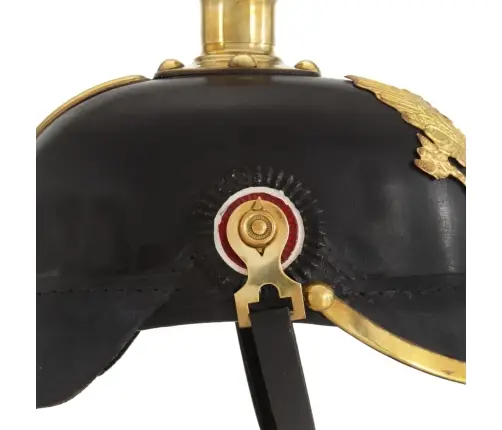 Prūšu Bruņu Cepure, Replika, Melns Tērauds Vidaxl