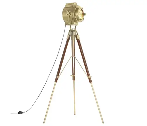 Grīdas Lampa Uz Statīva, Mango Masīvkoks, 193 Cm      Vidaxl