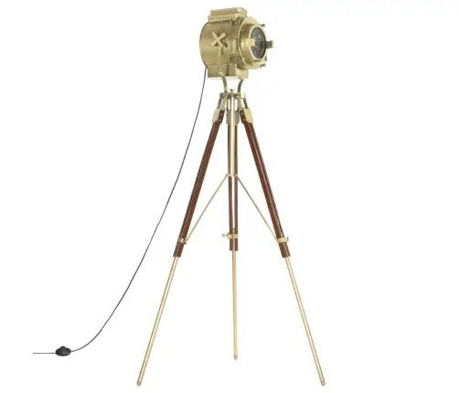 Grīdas Lampa Uz Statīva, Mango Masīvkoks, 193 Cm      Vidaxl