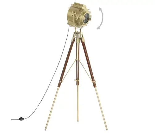 Grīdas Lampa Uz Statīva, Mango Masīvkoks, 193 Cm      Vidaxl