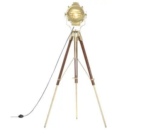 Grīdas Lampa Uz Statīva, Mango Masīvkoks, 193 Cm      Vidaxl