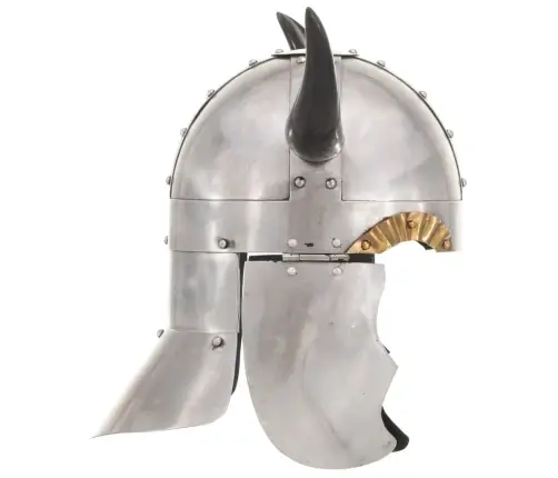 Pasaku Vikingu Bruņucepure, Sudraba Krāsas Tērauds Vidaxl