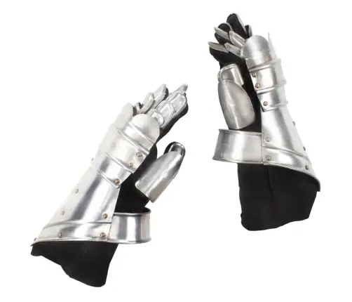 Viduslaiku Bruņinieku Cimdi, Replika, Larp, Tērauds Vidaxl