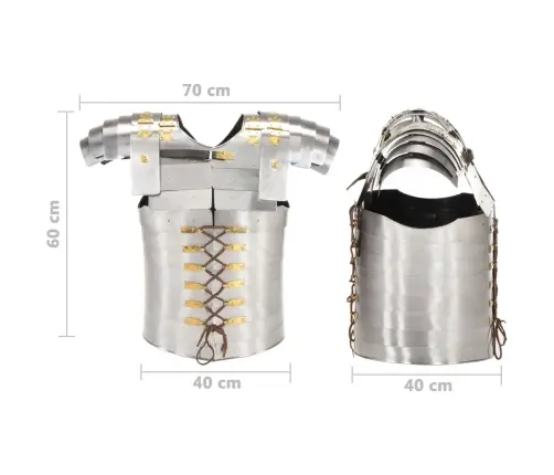 Rooma Sõduri Turvise Jäljend Larp, Hõbedane, Teras