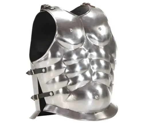 Romiešu Bruņuveste, Replika, Sudraba Krāsas Tērauds Vidaxl