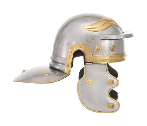 Romėnų Kario Šalmas, Sidabrinis, Plienas, Antikvarinė Kopija