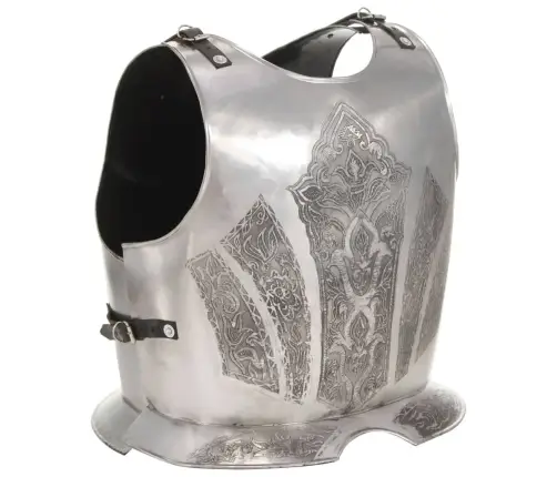 Riterio Šarvai, Sidabriniai, Plienas, Antikvarinė Kopija