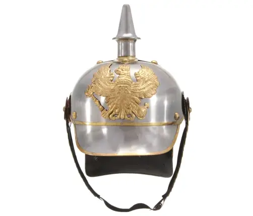 Vokiečių-Prūsų Šalmas, Sidabrinis, Plienas, Antikvarinė Kopija