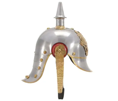 Vokiečių-Prūsų Šalmas, Sidabrinis, Plienas, Antikvarinė Kopija