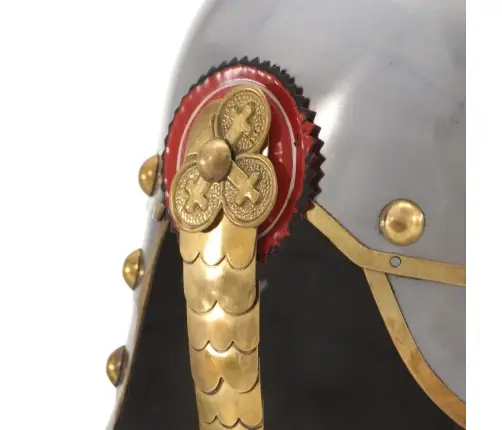 Vokiečių-Prūsų Šalmas, Sidabrinis, Plienas, Antikvarinė Kopija