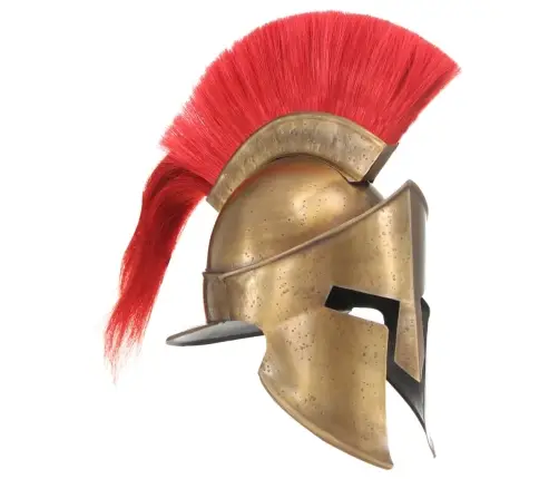 Grieķu Karotāju Bruņucepure, Replika, Misiņa Krāsas Tērauds Vidaxl