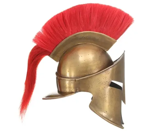 Grieķu Karotāju Bruņucepure, Replika, Misiņa Krāsas Tērauds Vidaxl