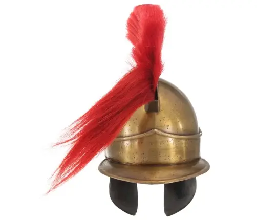 Grieķu Karotāju Bruņucepure, Replika, Misiņa Krāsas Tērauds Vidaxl