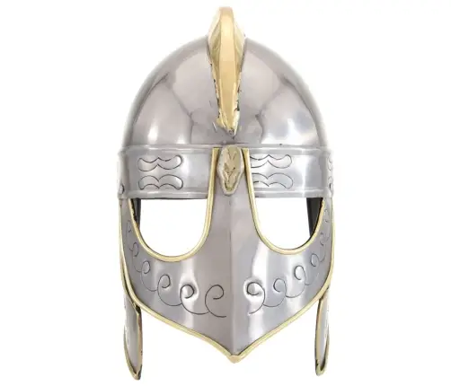 Beowulf Šalmas, Sidabrinis, Plienas, Antikvarinė Kopija