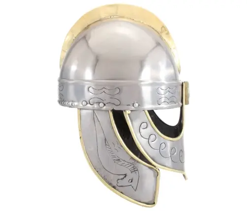 Beowulf Šalmas, Sidabrinis, Plienas, Antikvarinė Kopija