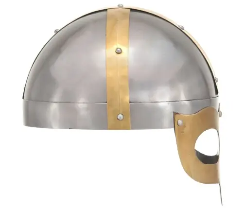Vikingu Bruņucepure, Replika, Sudraba Krāsas Tērauds Vidaxl
