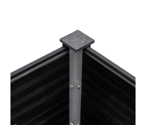 Augstā Puķu Kaste, 250X50X54 Cm, Pelēks Wpc Vidaxl