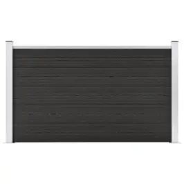 Dārza Žogs, Pelēks, 180X105 Cm, Wpc Vidaxl