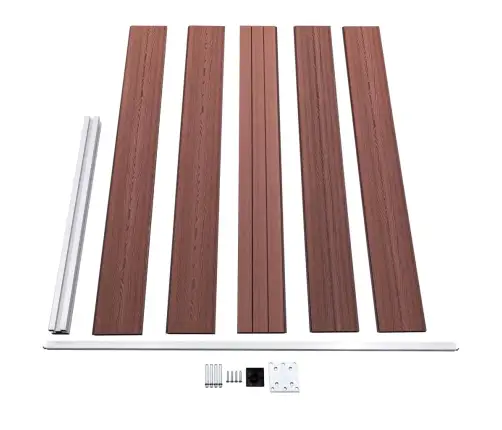 Sodo Tvora, Rudos Spalvos, 175X105 cm Wpc