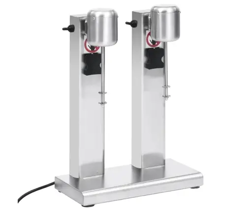 Piena Kokteiļu Mikseris, 2 Kausi, 2 L, Nerūsējošs Tērauds Vidaxl