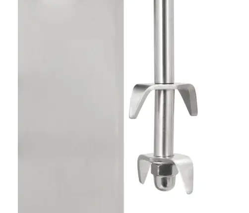 Piena Kokteiļu Mikseris, 2 Kausi, 2 L, Nerūsējošs Tērauds Vidaxl