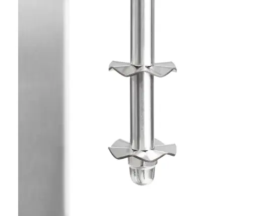 Piena Kokteiļu Mikseris, 2 Kausi, 2 L, Nerūsējošs Tērauds Vidaxl