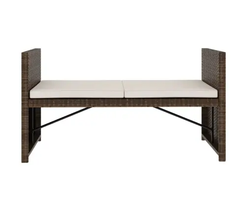 Poilsio Baldų Komplektas Su Pagalvėmis, 5 Dalių, Rudas, Ratanas