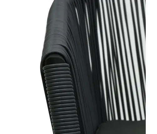 Dārza Krēsli, 2 Gab., Melni, Pe Rotangpalma Vidaxl