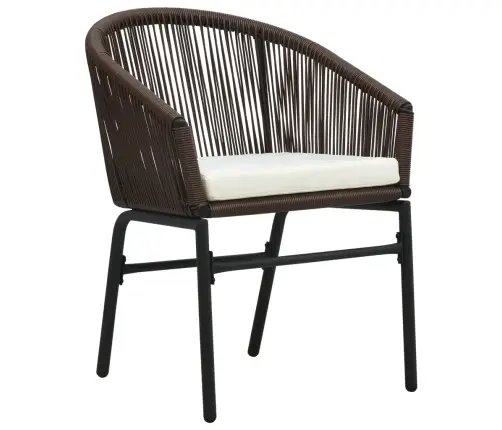 Dārza Krēsli, 2 Gab., Brūna Pe Rotangpalma Vidaxl