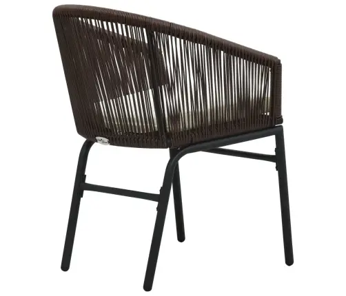 Dārza Krēsli, 2 Gab., Brūna Pe Rotangpalma Vidaxl