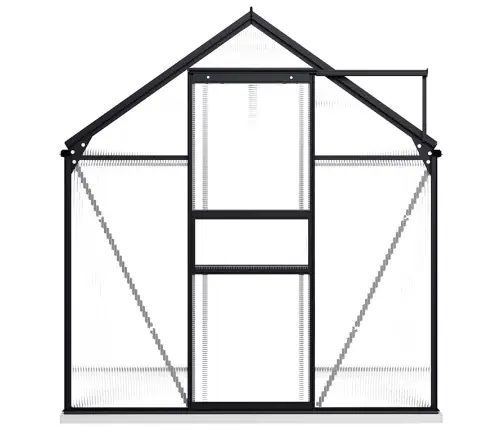 Šiltnamis Su Pagrindo Rėmu, Antracito, Aliuminis, 3,61M²