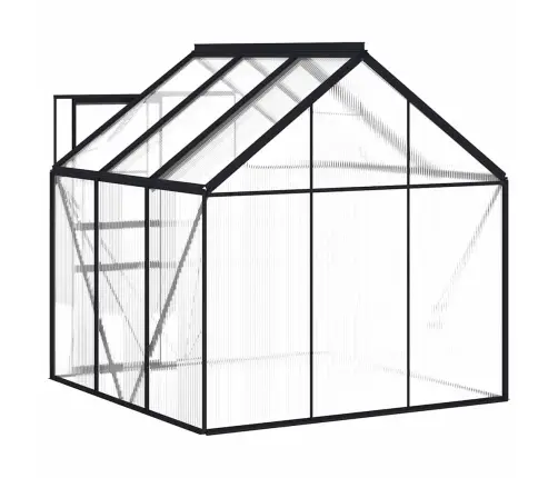 Šiltnamis Su Pagrindo Rėmu, Antracito, Aliuminis, 3,61M²